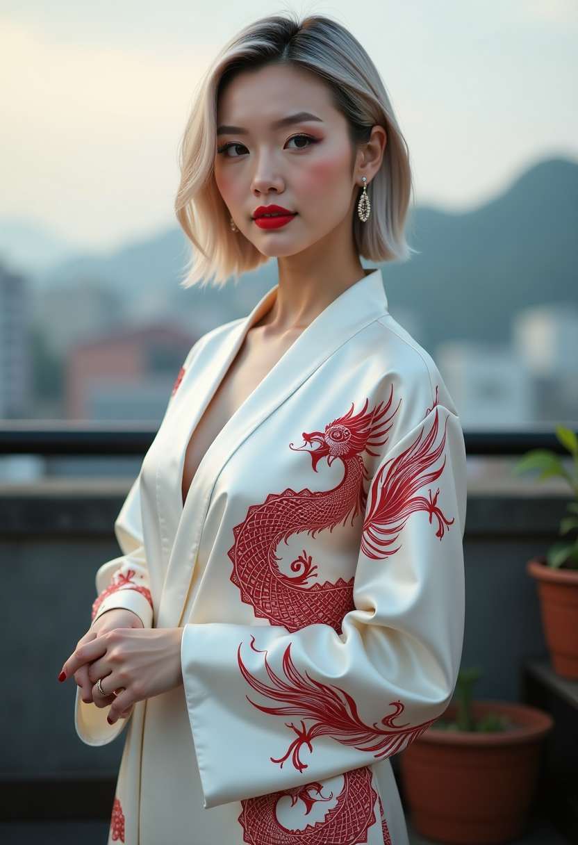 晨光微曦的街角